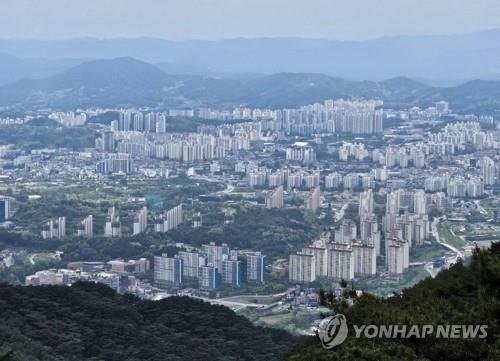 치악산에서 바라본 원주시 전경 (출처=연합뉴스)