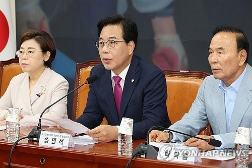 발언하는 송언석 비대위원장 (출처=연합뉴스)