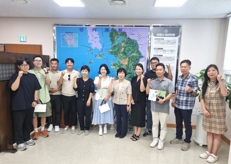 '청년농업인 식량산업포럼' 간담회 모습.(보령시의회 제공. 재판매 및 DB금지)/뉴스1