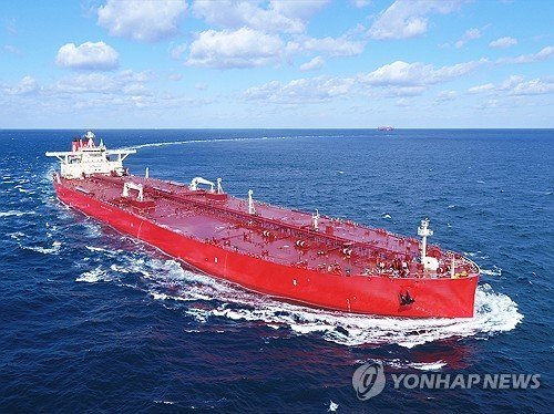 한화오션이 건조한 VLCC (출처=연합뉴스)