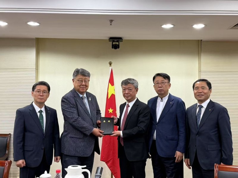 한교총 대표회장단과 중국기독교협회 관계자들 (출처=연합뉴스)