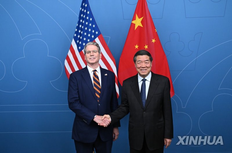 스웨덴서 3차 협상 나선 미국과 중국 대표 (출처=연합뉴스)