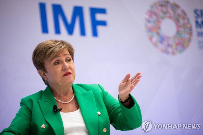 게오르기에바 IMF 총재 (출처=연합뉴스)