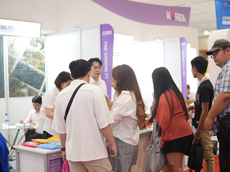 인도네시아 자카르타에서 열린 충청권 중소·벤처기업 박람회. (사진=충북도 제공) *재판매 및 DB 금지