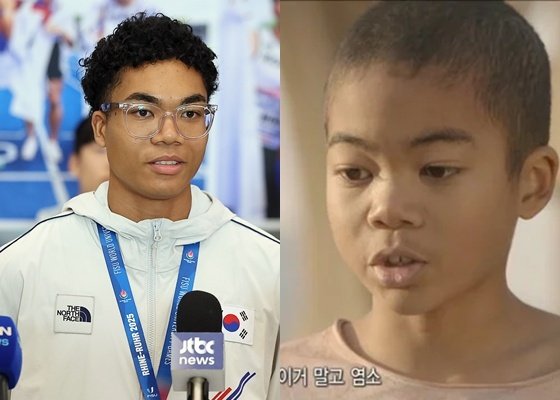 '韓계주 첫 金' 조엘진, 송혜교와 '태양의 후예' 찍은 아역배우였다…'염소소년'
