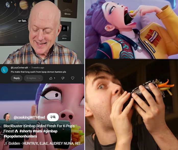 "롱스시 아니에요, 김밥이에요"…'케데헌'이 만든 전세계 '김밥 열풍'