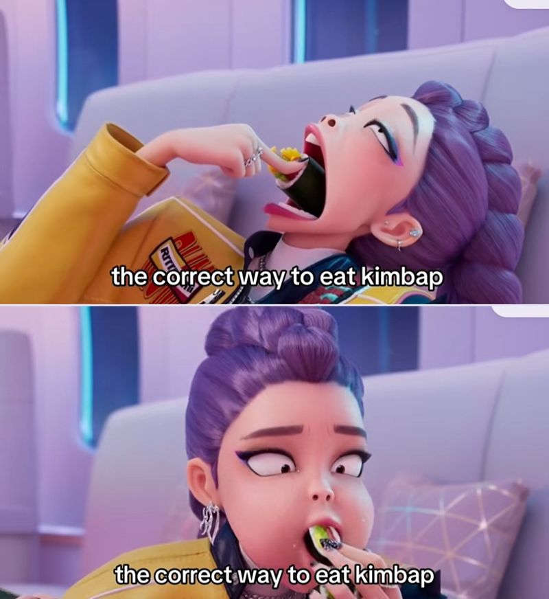 "롱스시 아니에요, 김밥이에요"…'케데헌'이 만든 전세계 '김밥 열풍'