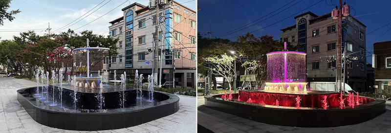 대구 동구 동촌로 가로공원에 설치된 폭염저감시설. (대구 동구 제공. 재판매 및 DB금지)