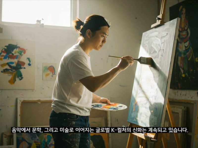 'K-미술, 세계를 날다' 영상 화면 (출처=연합뉴스)