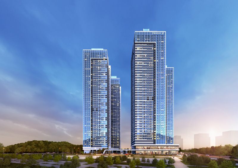 청라 피크원 푸르지오 투시도.