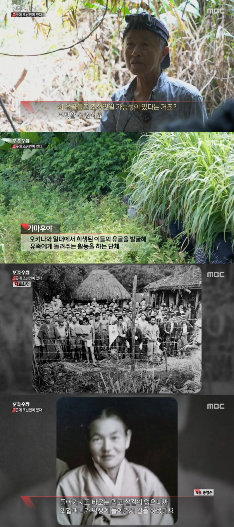 수습 못한 유해 "'지워진 역사, 그곳에 조선인이 있다"
