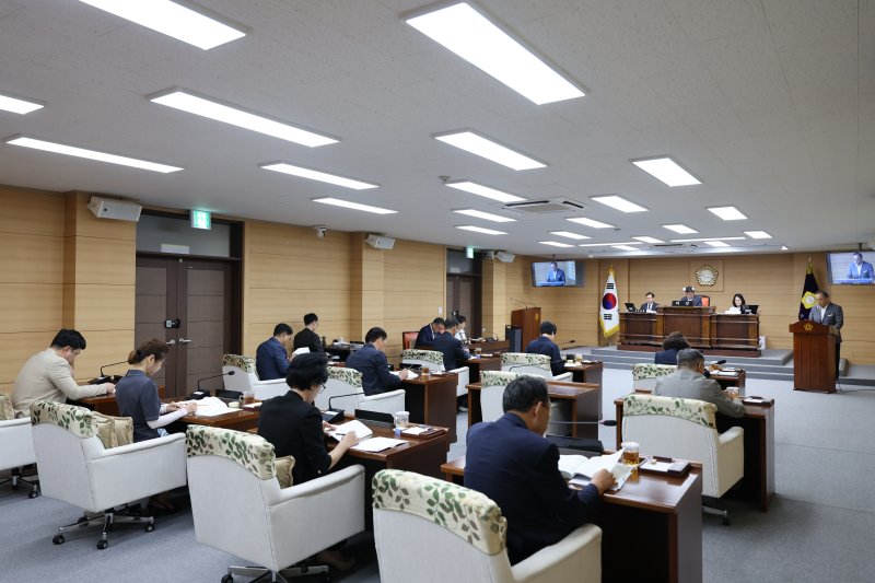 293회 임시회 진행 모습.(부여군의회 제공. 재판매 및 DB금지)/뉴스1
