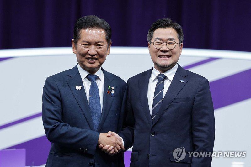 민주당 당대표 후보 토론회 (출처=연합뉴스)