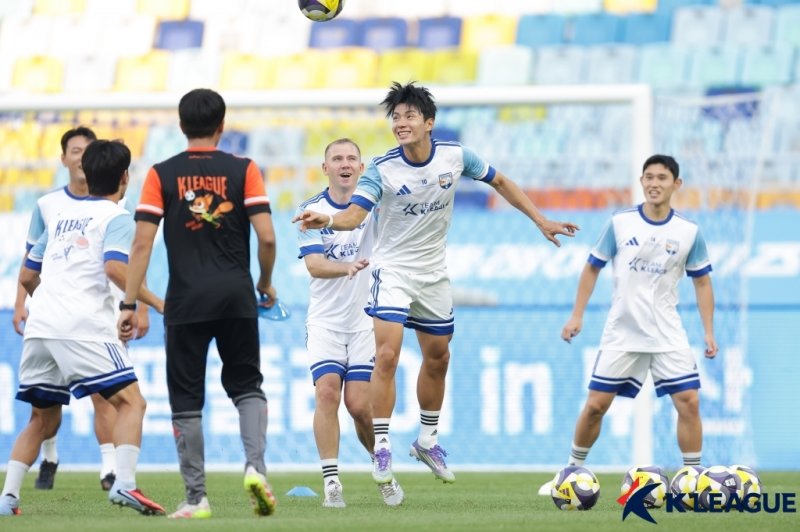 팀 K리그의 전진우(한국프로축구연맹 제공)