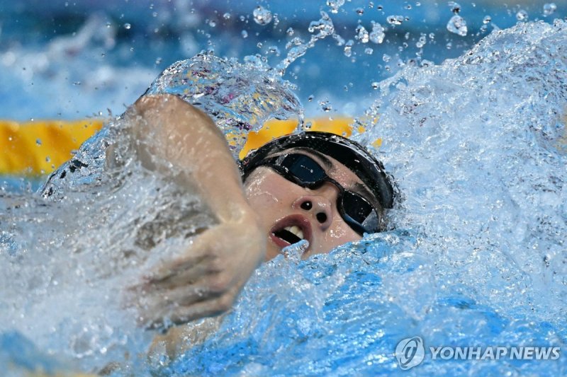 황선우의 역영 (출처=연합뉴스)
