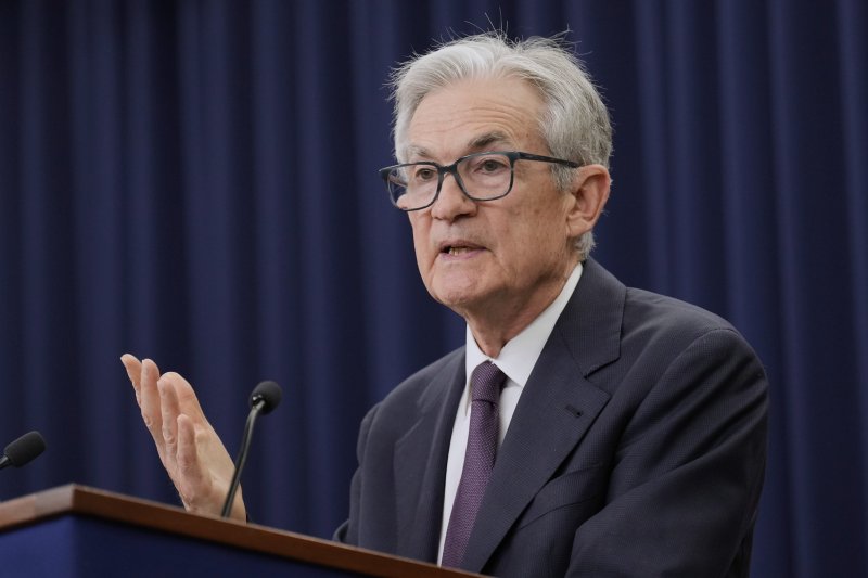 [워싱턴=AP/뉴시스]제롬 파월 미국 연방준비제도(Fed·연준) 의장이 지난달 18일(현지 시간) 워싱턴DC 연준에서 연방공개시장위원회(FOMC) 정례회의 결과 기자회견을 열고 발언하고 있다. 2025.06.19.