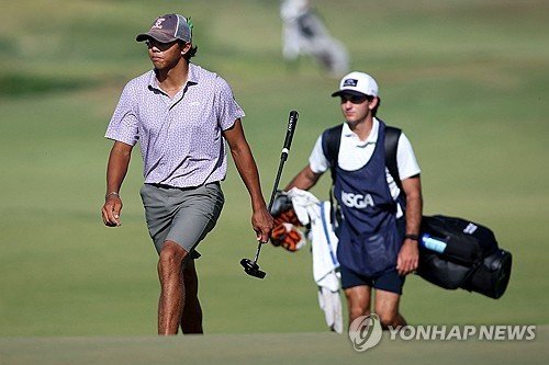 US 주니어 챔피언십 때 찰리 우즈의 경기 모습. (출처=연합뉴스)