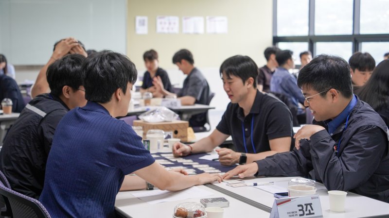 쌍용건설 신입사원 교육 모습 (글로벌세아그룹 제공)