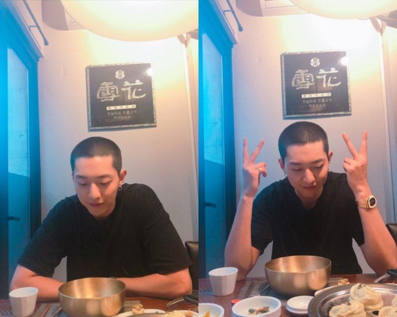 이정신, 까까머리 소환 "악몽 꾸고 일어났더니…오늘 입대한 날"