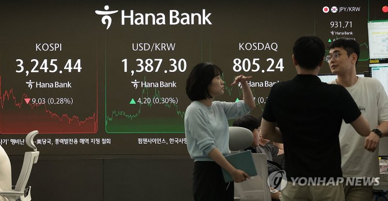 환율, 관세협상 타결·달러 강세에 소폭 상승…1,387.0원 (출처=연합뉴스)
