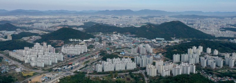 [광주=뉴시스] 광주 아파트 밀집 도심 일대. (사진=뉴시스 DB). photo@newsis.com *재판매 및 DB 금지