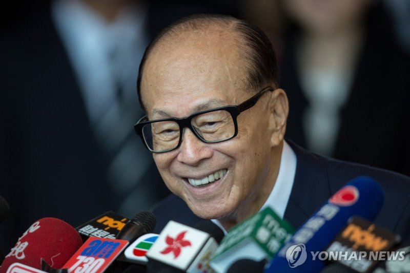 홍콩 최고 부호 리카싱 (출처=연합뉴스)