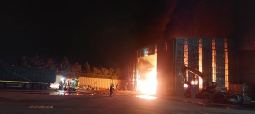 화성 자원순환시설서 불 (출처=연합뉴스)