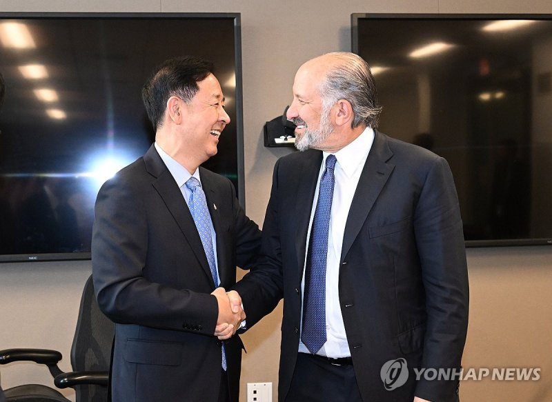 구윤철 부총리, 하워드 러트닉 미국 상무장관 통상협의 (출처=연합뉴스)