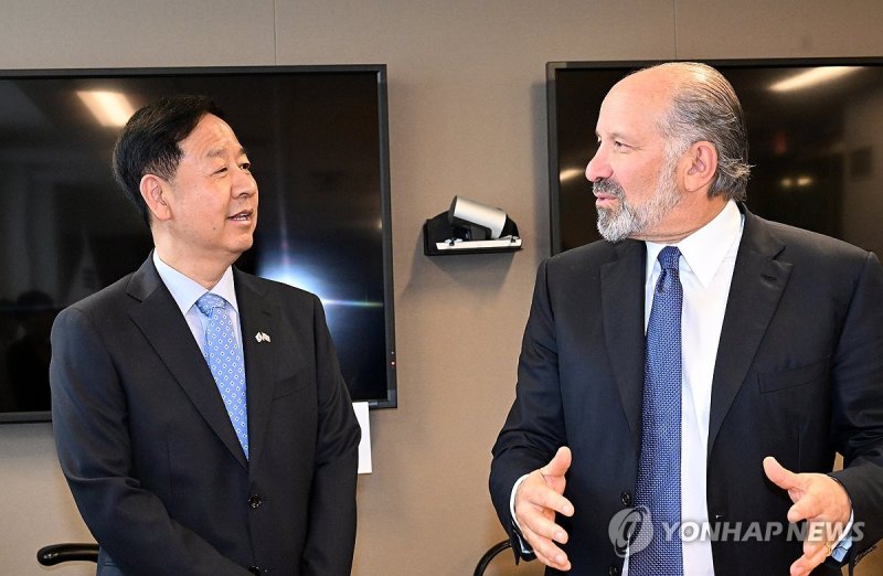 구윤철 부총리, 하워드 러트닉 미국 상무장관 통상협의 (출처=연합뉴스)