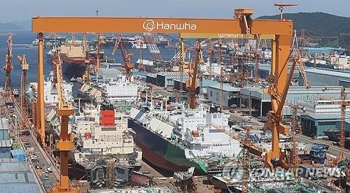 한화오션 거제 사업장 (출처=연합뉴스)