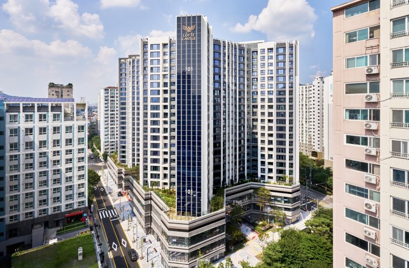 도봉 롯데캐슬 골든파크 단지 전경. (사진=롯데건설 제공) *재판매 및 DB 금지