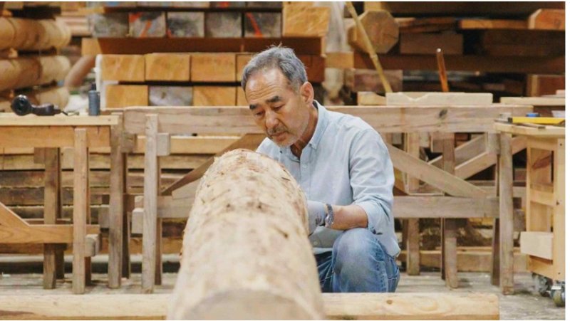 [서울=뉴시스] 국가무형유산 대목장 보유자로 인정 예고된 조재량 씨 (사진=국가유산청 제공) 2025.08.01. photo@newsis.com *재판매 및 DB 금지