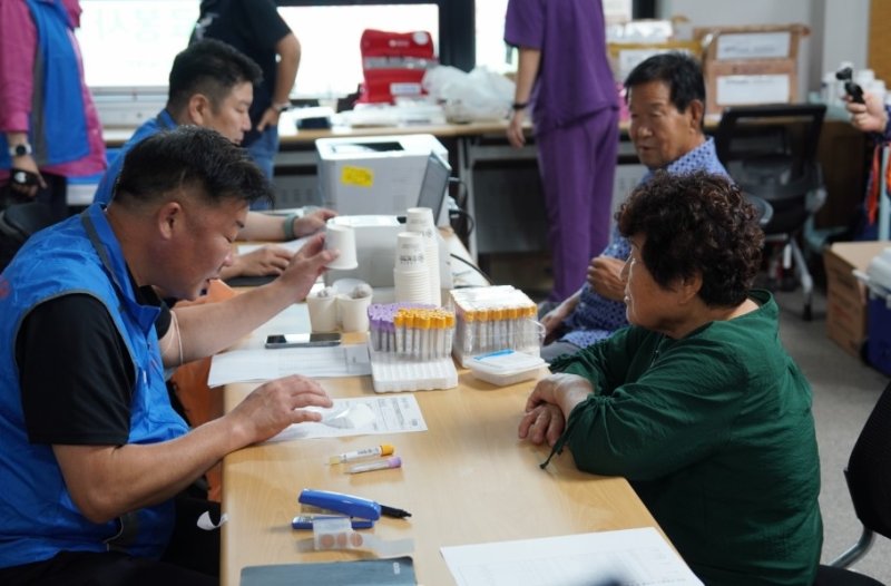 한전·한일병원 합동 의료봉사 사업 (출처=연합뉴스)