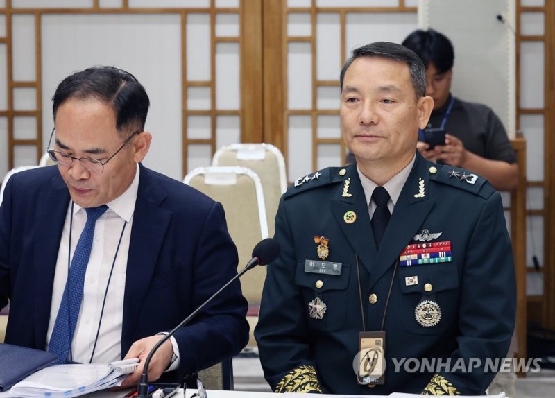 국방혁신위 2차 회의 참석한 이보형 드론작전사령부 창설준비단장 (출처=연합뉴스)