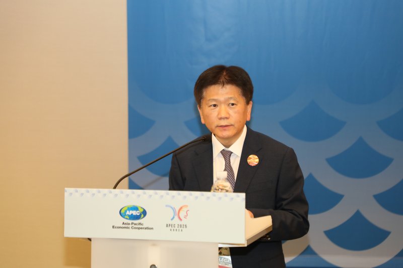 이명순 국민권익위원회 부위원장이 인천 송도 컨벤시아에서 열린 APEC 반부패 협력 고위급 대화에서 발언하고 있다. (국민권익위원회 제공. 재판매 및 DB 금지) 2025.7.31/뉴스1
