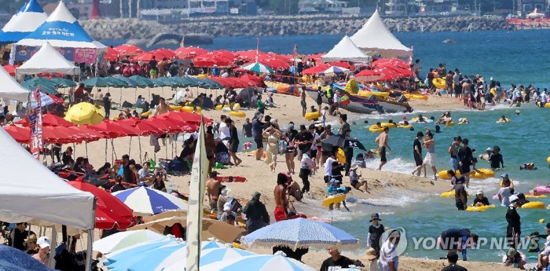 강원도 강릉 경포해수욕장. 연합뉴스