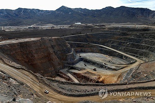 미국 캘리포니아주의 MP 머티리얼스 희토류 광산 (출처=연합뉴스)