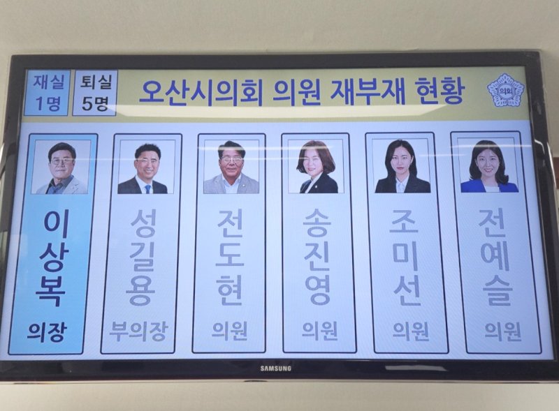 [오산=뉴시스] 오산시의회 의원현황(사진==뉴시스DB사진)