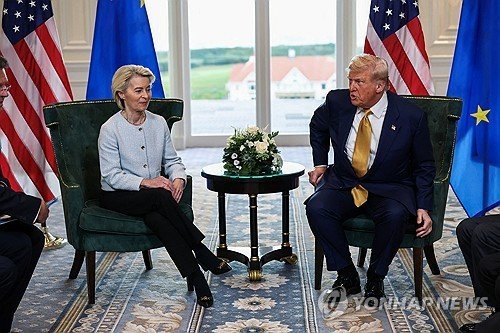 EU-미국 정상 (출처=연합뉴스)