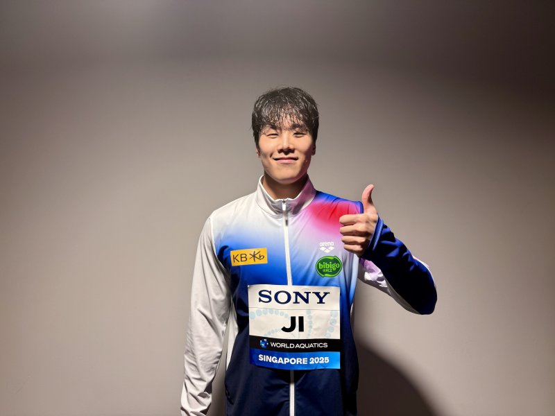 [서울=뉴시스] 수영 지유찬. (사진=올댓스포츠 제공) *재판매 및 DB 금지