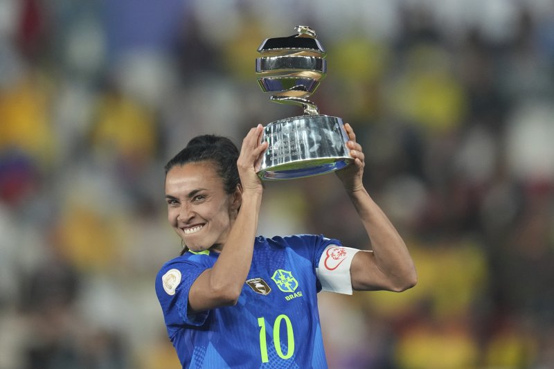 [키토=AP/뉴시스]브라질 여자축구 마르타, 남미 여자축구선수권대회 MVP 선정. 2025.08.02.