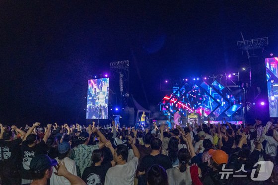 강릉 경포해수욕장에서 열린 2025경포 썸머 페스티벌.(자료사진)/뉴스1 DB