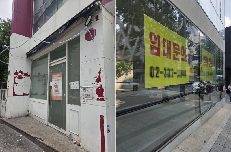 지난 2일 서울시 마포구 홍대 상권에 비어 있는 1층 공실들. 바이럴 마케팅과 체험형 콘텐츠를 선호하는 MZ 창업자들이 상대적으로 저렴한 2층 이상의 상층부를 선호하며 좀처럼 임차인을 찾지 못하고 있다. 사진=장인서 기자