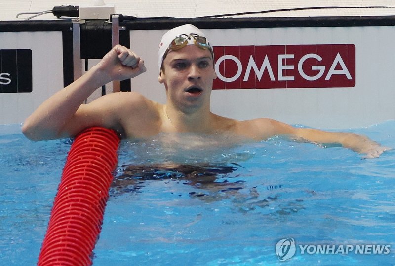 남자 개인혼영 400ｍ 금메달리스트 레옹 마르샹. (출처=연합뉴스)