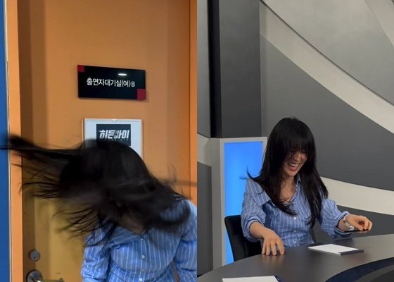 박하선, 이렇게 망가져도 되나…광란의 헤드뱅잉 [N샷]