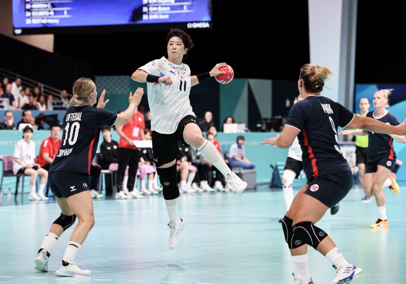 2024 파리 올림픽에서 여자핸드볼 대표팀 유일한 해외파로 활약했던 류은희. 024.7.30/뉴스1 ⓒ News1 이동해 기자