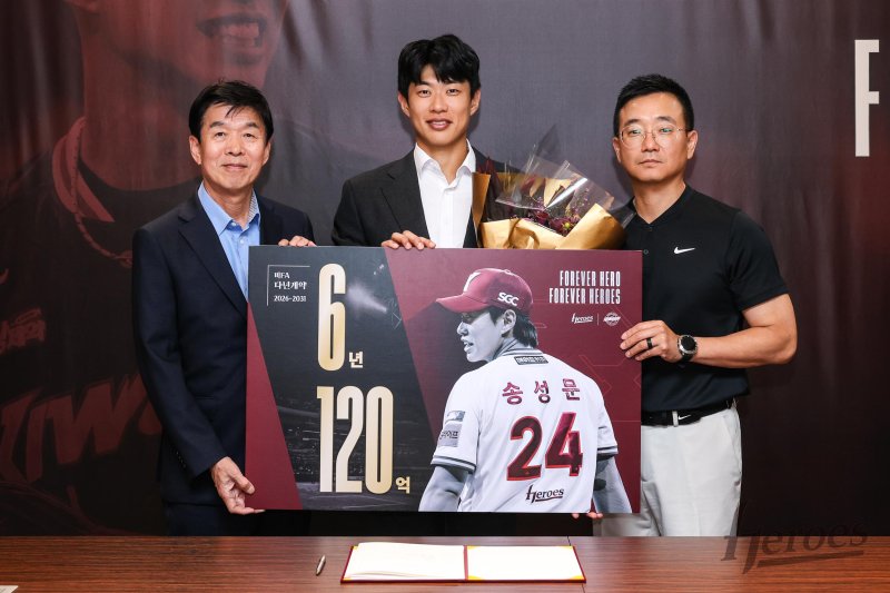 [서울=뉴시스] 키움 히어로즈와 비FA 다년 계약을 맺은 바카라사이트 검증. (사진 = 키움 히어로즈 제공) *재판매 및 DB 금지