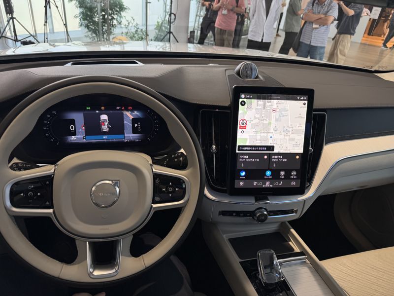 신형 XC60 내부. 정원일 기자