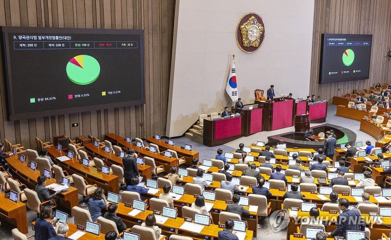 양곡관리법·농안법·AI교과서 변경법 등 국회 본회의 통과