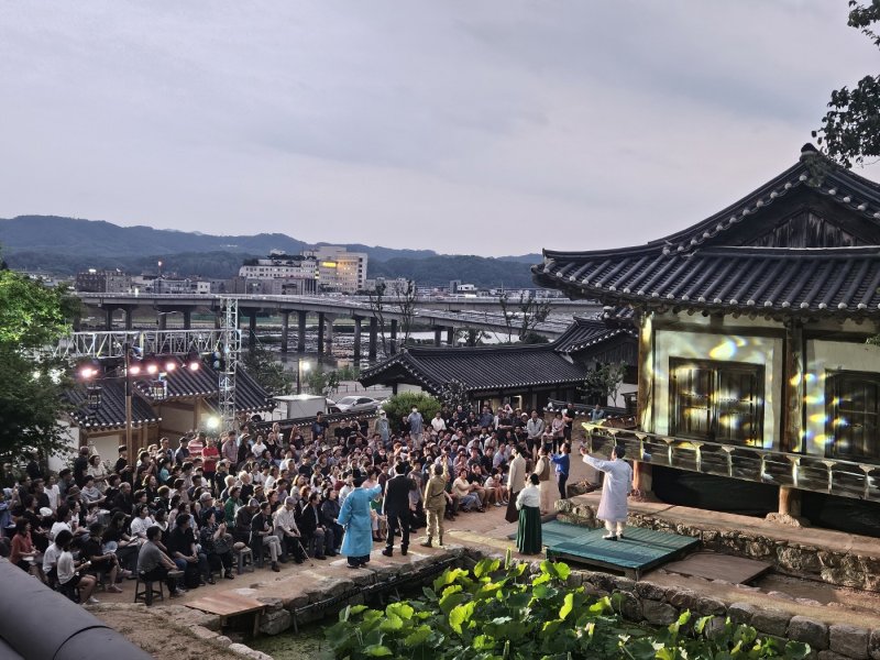 임청각에서 바라본 '서간도 바람 소리'와 낙동강 모습.(안동시 제공. 재판매 및 DB 금지)2025.8.5/뉴스1